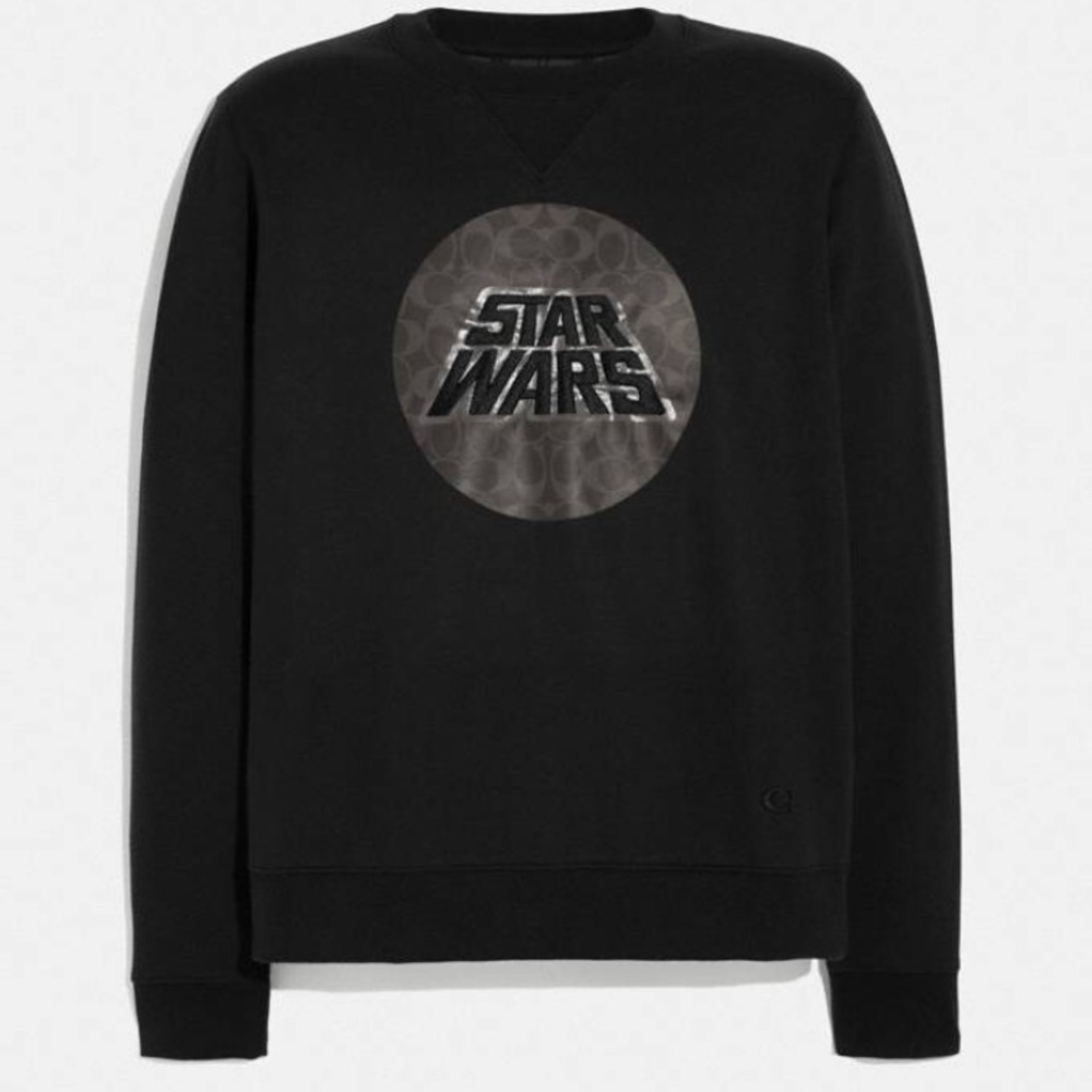 Coach Star Wars black sweatshirt